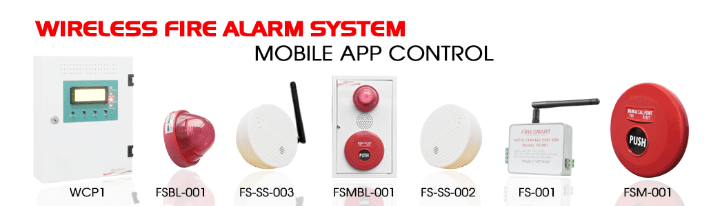 wireless interconnect fire alarm smoke & heat detector