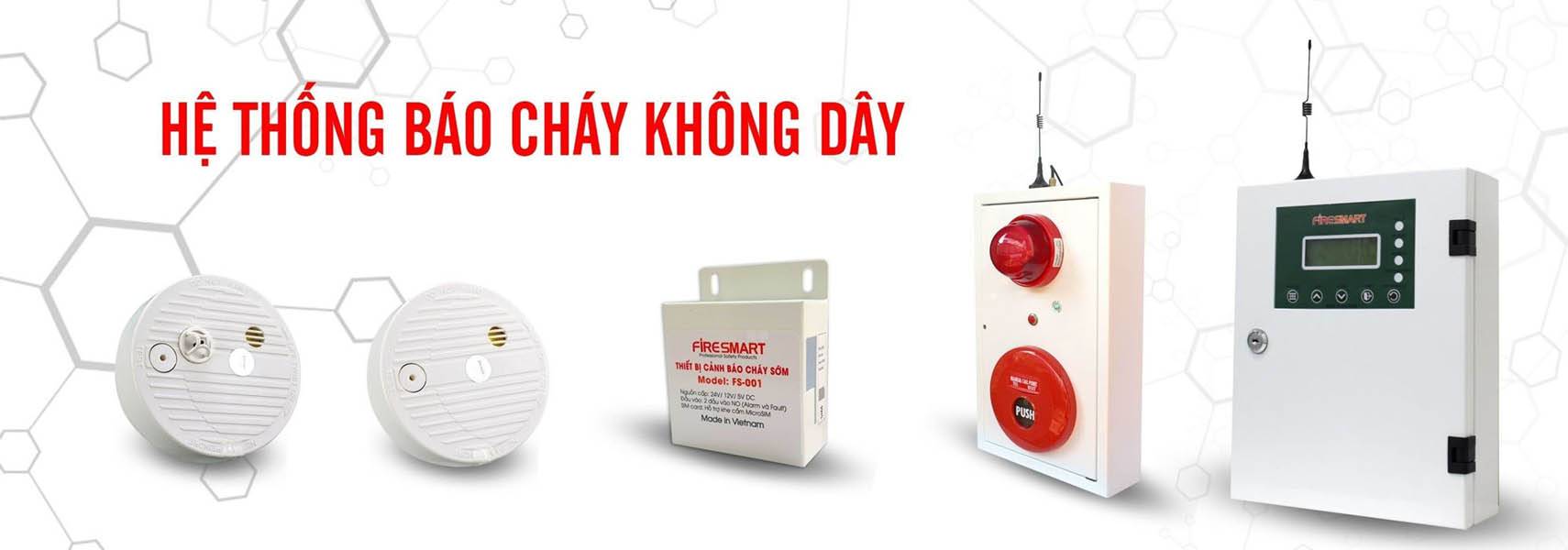 Wireless fire alarm system from FireSmart