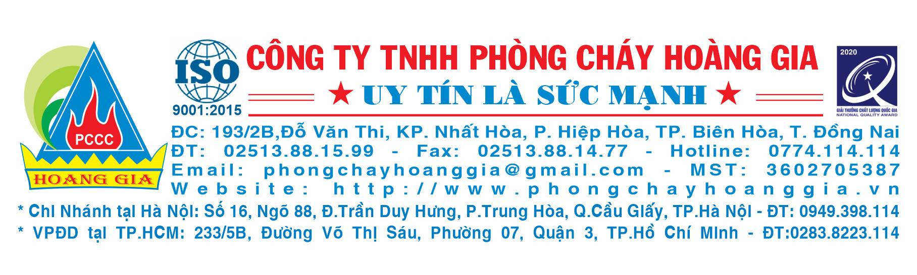 thông tin công ty tnhh phòng cháy hoàng gia